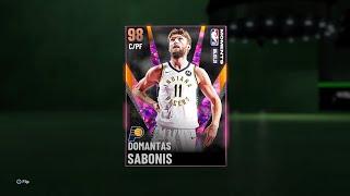 Galaxy opal Domantas Sabonis Gameplay!He is a Underated God Tier Card