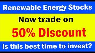 This Renewable Energy stock trade on 50% discount | Learn how to draw support & resistance