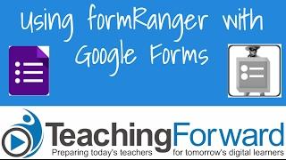 Auto-populate Answer Options with formRanger Add On for Goog