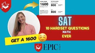 Hardest Digital SAT Math Problems | Guaranteed Score Boost Techniques