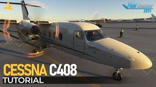 Complete Tutorial of Cessna C408 Skycourier Equipped with G100 for MSFS 2024 | A Beginners Guide