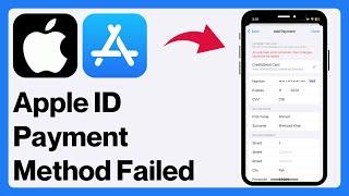 Fix “An unknown error occurred Your changes could not be saved” Apple ID Payment