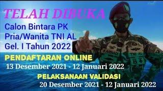 pembukaan pendaftaran Bintara pria-wanita  TNI-AL gel 1 tahun 2022 like and subscribe #kenjihello