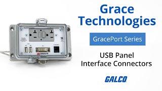 Grace Technologies GracePorts Series, USB Panel Interface Connectors | Galco