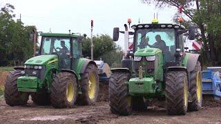 John Deere 7920 & 6215R + Fontana leveler & scraper - Ground leveling & pure sound | Livellamento