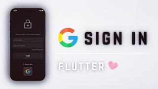  Google Sign In • iOS & Android • Flutter Auth Tutorial