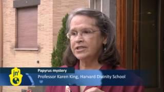 Ancient Gospel Says Mary was Jesus Christ's Wife: Harvard's Karen King Shows Coptic Papyrus Text