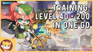 Training A Remastered Marksman to Level 200 in one go! | MapleStory | Coppersan Clips