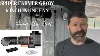 Optimize Your Grow Room: Spider Farmer 6 Inch Inline Fan with Smart Controller Unboxing and Setup