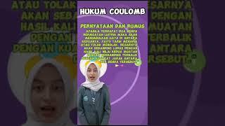 HUKUM fisika | Hukum Coulomb |  #shorts #fisika #coulomb #elektrostatik #gaya