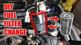 Fuel Filter Step By Step Replacement | Toyota Corolla E12/E13 2.0 D-4D