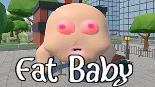 САМЫЙ ТОЛСТЫЙ МЛАДЕНЕЦ В МИРЕ!ИГРА FAT BABY ПРОХОЖДЕНИЕ НА РУССКОМ!ФАТ БЕЙБИ!РЕБЁНОК!ШОУ ХРИПЛОГО!