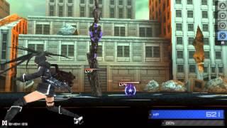 Black Rock Shooter:The Game(PSP) - Stage 1:Mission 2 Boss: GENERATOR