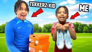 TEKKERZ KID  Surprised Me With Kids RONALDO Football Boots!