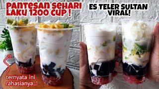 pantes aja laku 1200 cup/hari ! || rahasia es teler sultan viral