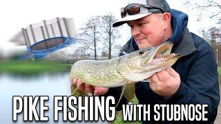 Pike Fishing with Stubnose by AG Fishing - We survived Storm Otto