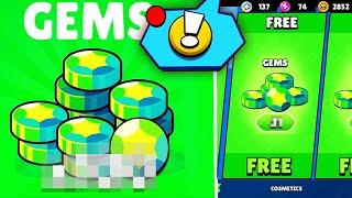 GEMS GIFT  EASY FOR EVERYBODY IN BRAWL STARS!