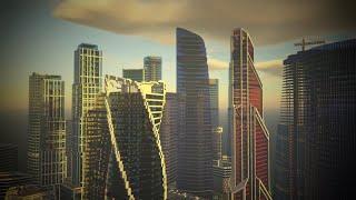 Moscow City International Business Center In Minecraft