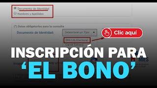 Inscripciones para el BONO DE DESARROLLO HUMANO 2022 [NUEVO TRUCO]