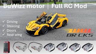 BuWizz motor Full RC Mod | LEGO Technic 42172 McLaren P1 #legotechnic#legotechnic #lego42172 #buwizz