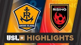 4.26.2024 | Rhode Island FC vs. Phoenix Rising FC - Game Highlights