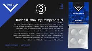 Vater Sounds - Buzz Kill Extra Dry Dampener Gel on a Snare