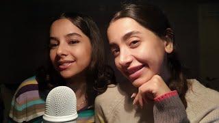 asmr with my SISTER again (BUT she's better than me )