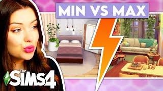 Building OPPOSITE Minimalist vs. Maximalist Townhouses in The Sims 4 // Sims 4 Build Challenge