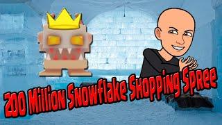 200 Million Snowflake Shopping Spree  | Giant Simulator | Roblox