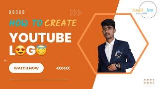 How to make a professional logo for your YouTube channel ‼️ Karan Jangid ‼️ Only 5 Mins #YoutubeLogo