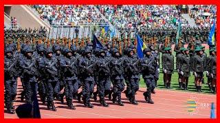 WATCH: The colorful parade of RDF and Security Forces | #Kwibohora30