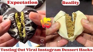 Testing Viral Instagram Dessert Hacks | Viral Dessert Hacks | Trying Out Reels Sent by Subscribers