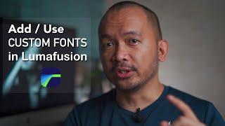 Add / Use custom fonts in Lumafusion