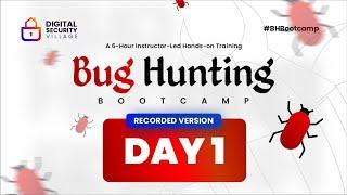 Bug Hunting Bootcamp DAY 1 | Ethical Hacking | Bug Bounty | #bugbounty #pentesting #ethicalhacking