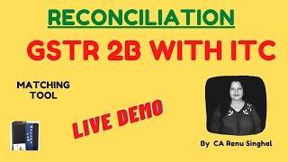 GSTR 2B MATCHING TOOL | RECONCILIATION WITH PURCHASE REGISTER | LIVE DEMO | PART 2 |