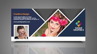 Facebook Cover Photo Design In Photoshop cc | In Hindi / Urdu