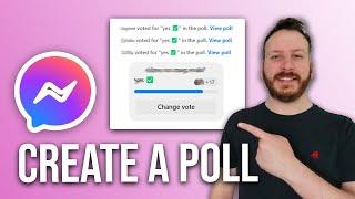 How To Create A Poll On Facebook Messenger Group