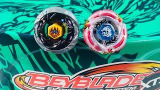 Beyblade Meteo L-Drago LW105LF vs Phantom Orion B:D Beyblade Metal Fight (Spin Steal King !!!)