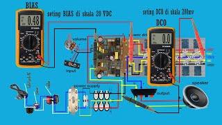 cara cek BIAS dan DCO pada power amplifier