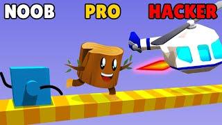 NOOB vs PRO vs HACKER in Draw Climber