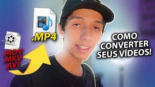 COMO CONVERTER UM VÍDEO (QUALQUER FORMATO PARA MP4!)