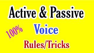 Active and Passive Voice in English Grammar | Active and Passive Voice Rules