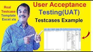 user acceptance testing(UAT) test cases template xls | user registration examples  testingshala
