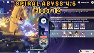 Kokomi Hyperbloom & Noelle Hypercarry | Spyral Abyss 4.5 Floor 12 ~ Genshin Impact