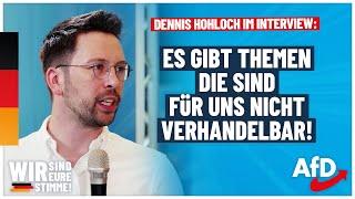 Interview Dennis Hohloch zum 15. AfD-Bundesparteitag in Essen