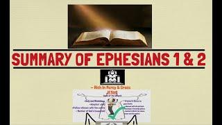 Summary of the Book of Ephesians Chapter 1 & 2