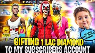 Gifting 1 Lac Diamonds To My Luckiest Subscriber  | Indori Army