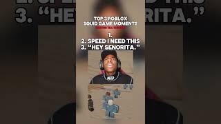 TOP 3 Roblox Squid Game Moments  #roblox #memes