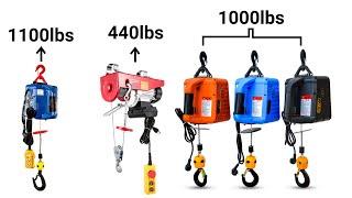 Top 5 Best Electric Hoists for Heavy Load Buying Guide 