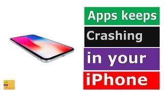 Fix app crashing frequently in your iPhone or iPad